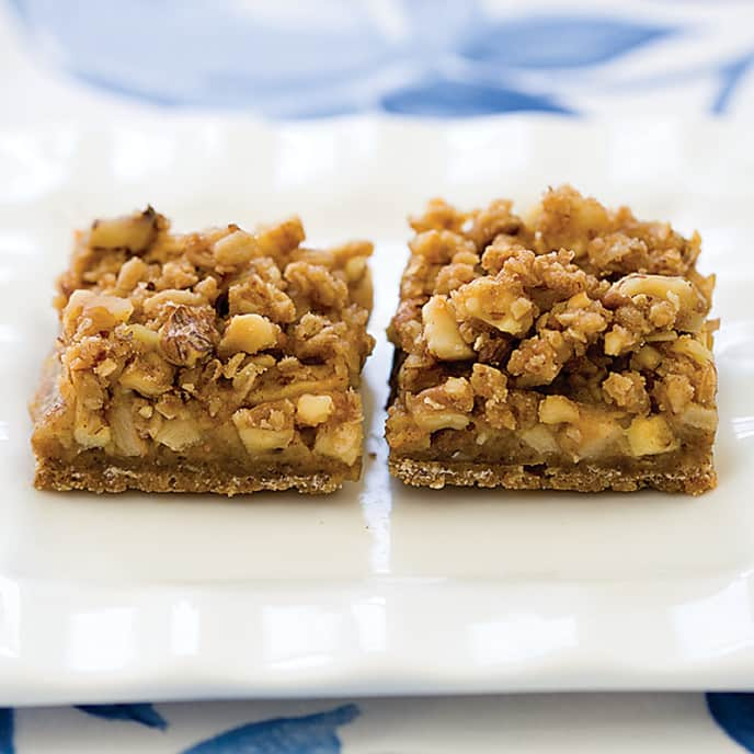 Apple-Pear-Coffee Streusel Bars