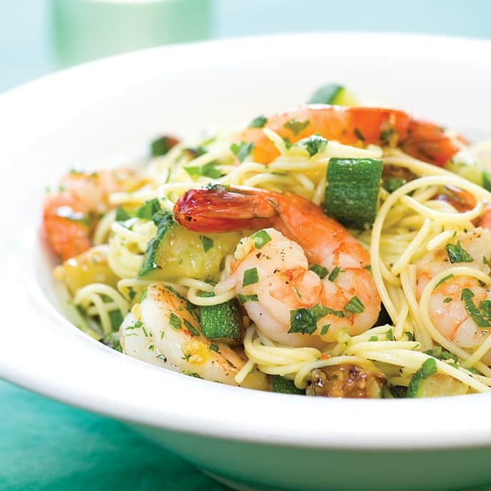 Angel Hair Pasta With Shrimp