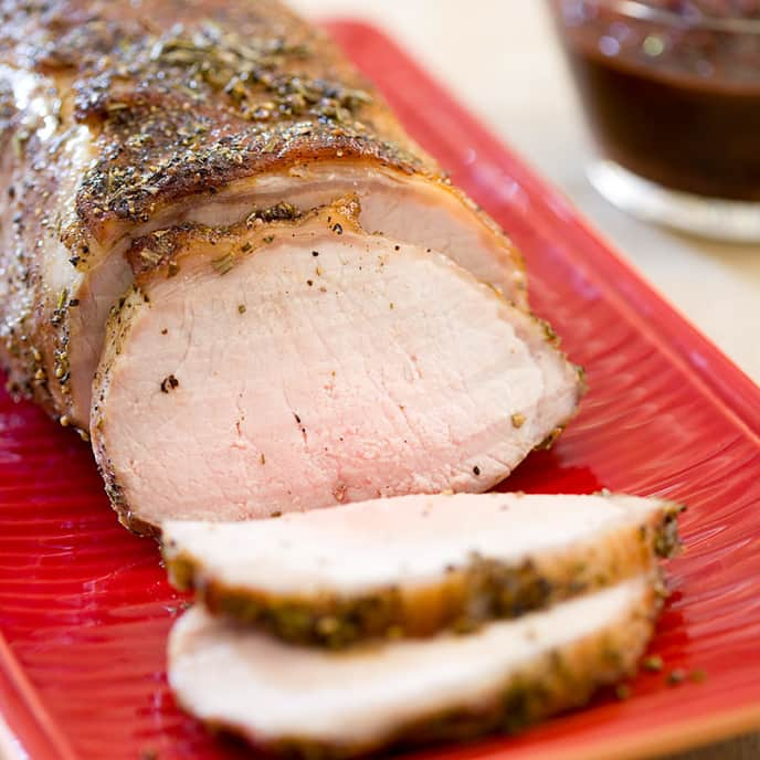 Pepper-Crusted Pork Loin