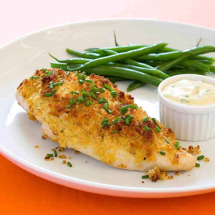 Crispy Dijon Chicken Breasts