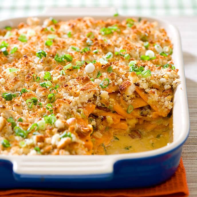 Spicy Sweet Potato and Bacon Casserole America's Test Kitchen Recipe