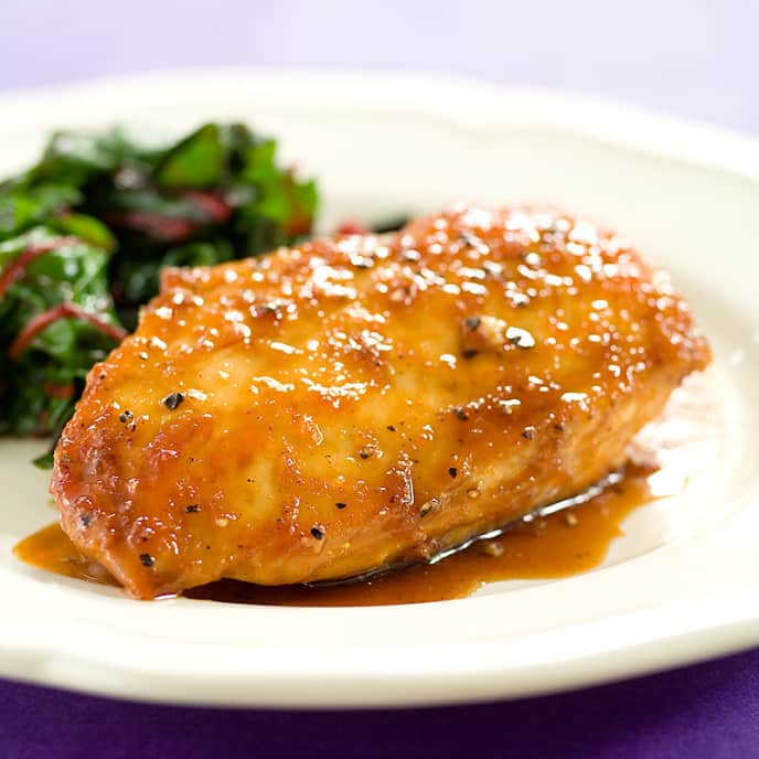 MapleGinger Glazed Chicken Cook's Country Recipe