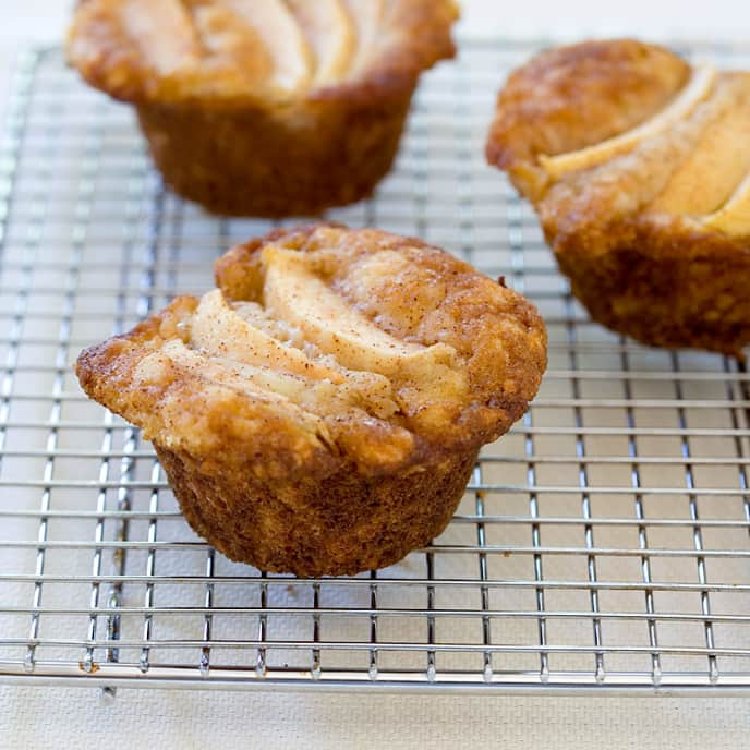 Grandma's Special Dutch Apple Cheese Muffins