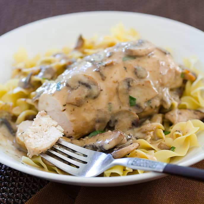 Chicken and Mushroom Fricassee