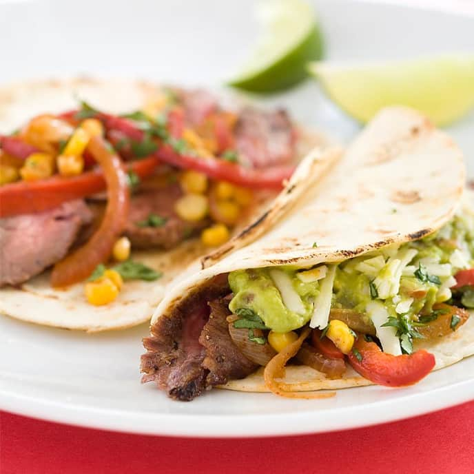 Beef and Vegetable Fajitas