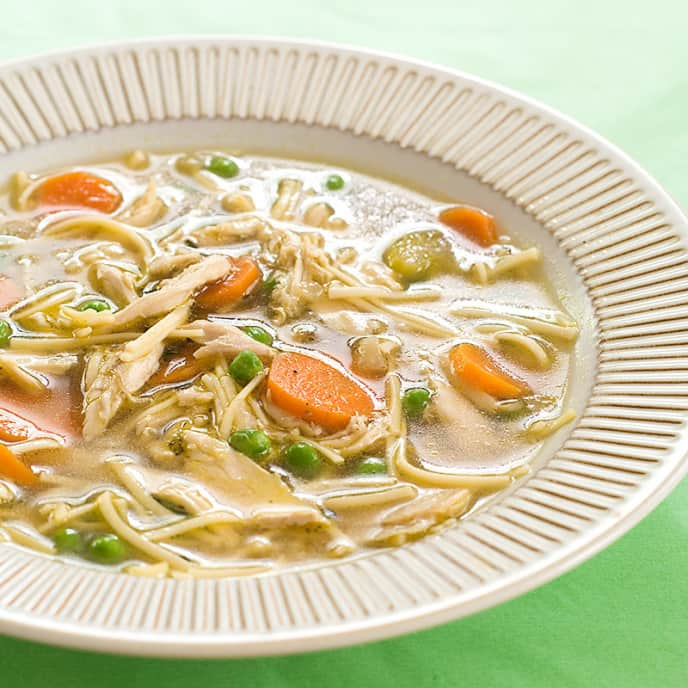 Hearty Chicken, Vegetable, and Noodle Soup