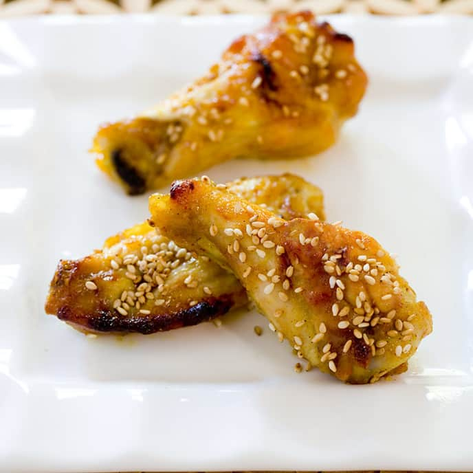 Curried Honey-Mustard Wings