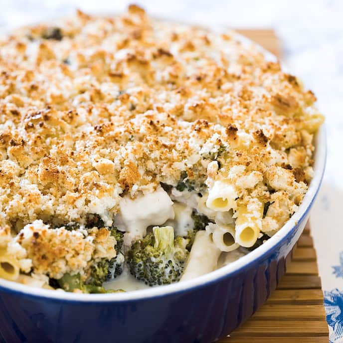 Chicken, Broccoli, and Ziti Casserole America's Test Kitchen Recipe