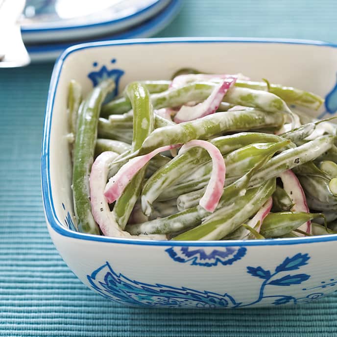 Cool and Creamy Green Bean Salad America's Test Kitchen Recipe