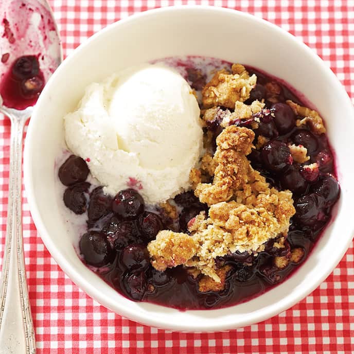 Summer Blueberry Crumble
