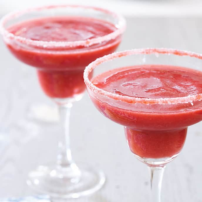 Frozen Strawberry Margaritas