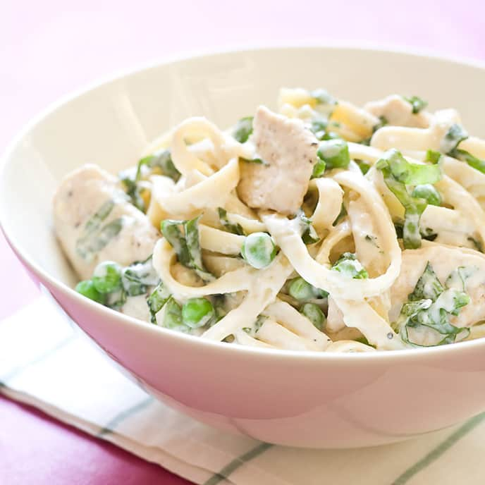 Creamy Chicken Fettuccine