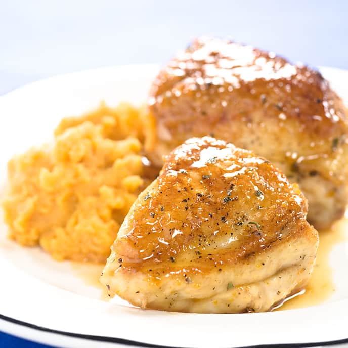 MapleOrange Glazed Chicken Cook's Country Recipe