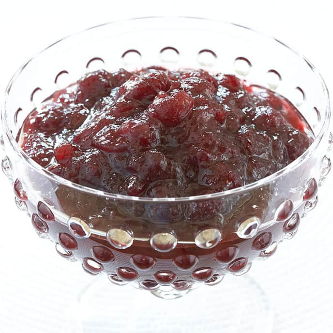 Spiced Honey Cranberry Sauce