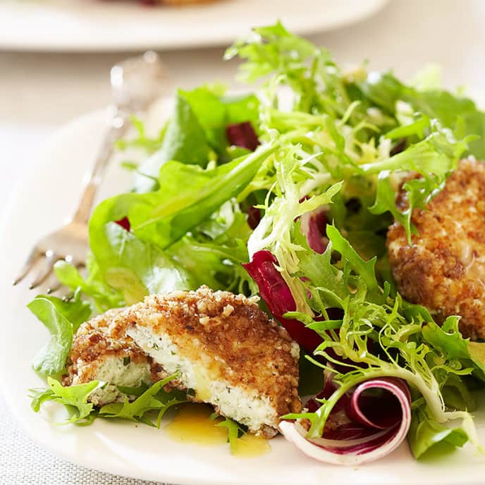 Herbed Baked Goat Cheese Salad Cook S Country