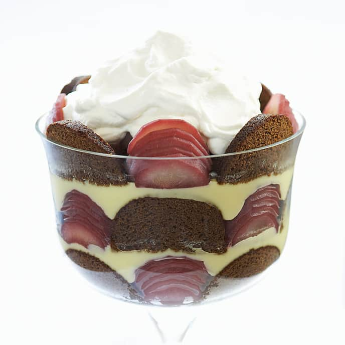 Gingerbread-Pear Trifle