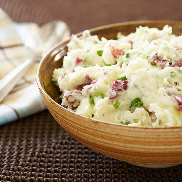 Sour Cream and Onion Smashed Potatoes