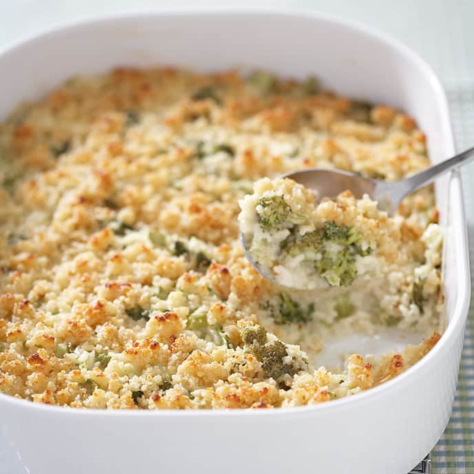 Cheesy Broccoli and Rice Casserole America's Test Kitchen Recipe