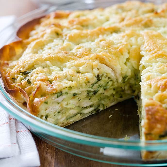 Chicken and Cheese Quesadilla Pie | America's Test Kitchen Recipe