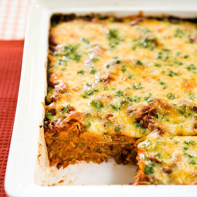 Beef Enchilada Casserole