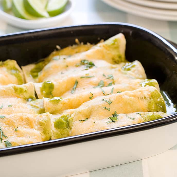 Green Chicken Enchiladas | America's Test Kitchen Recipe