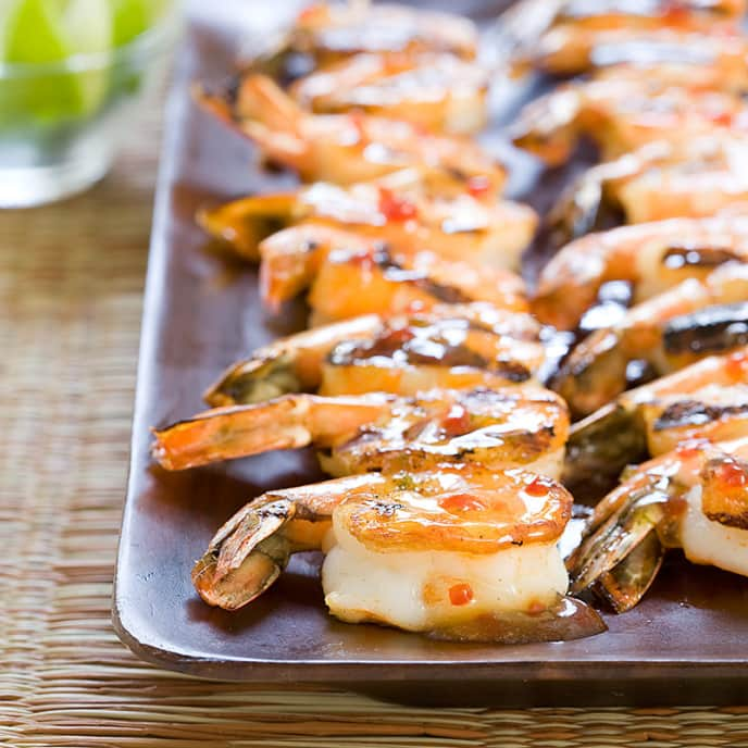 Spicy Grilled Shrimp Skewers