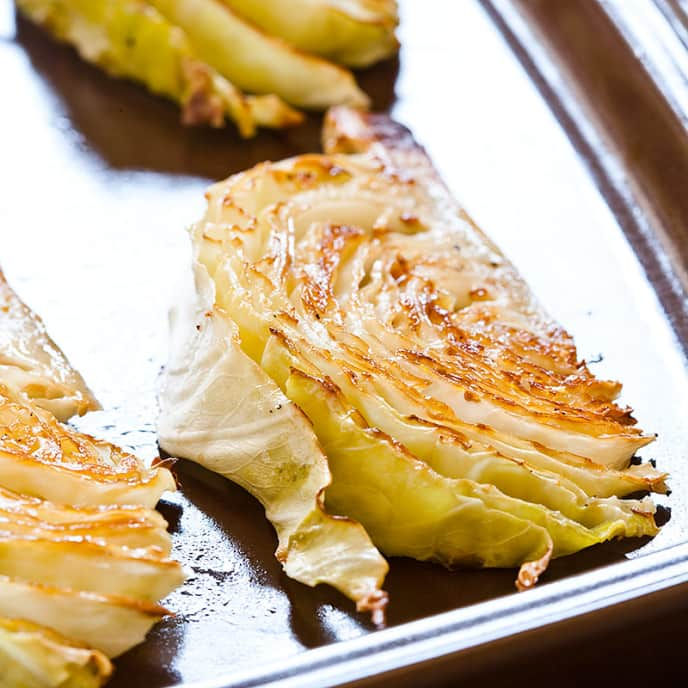 Roasted Cabbage Wedges