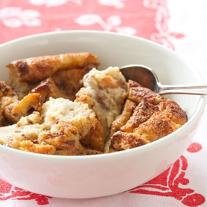 Reduced-Fat Bread Pudding