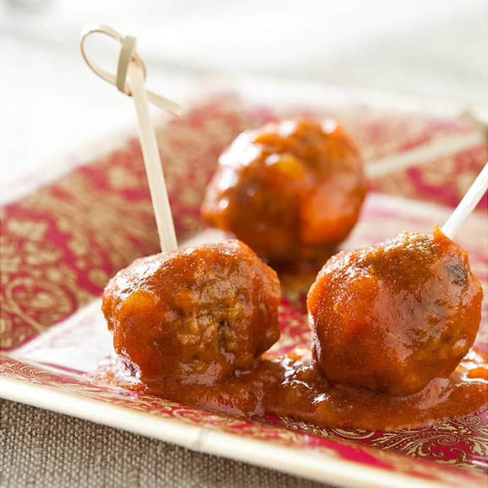 Make-Ahead Sweet and Sour Cocktail Meatballs