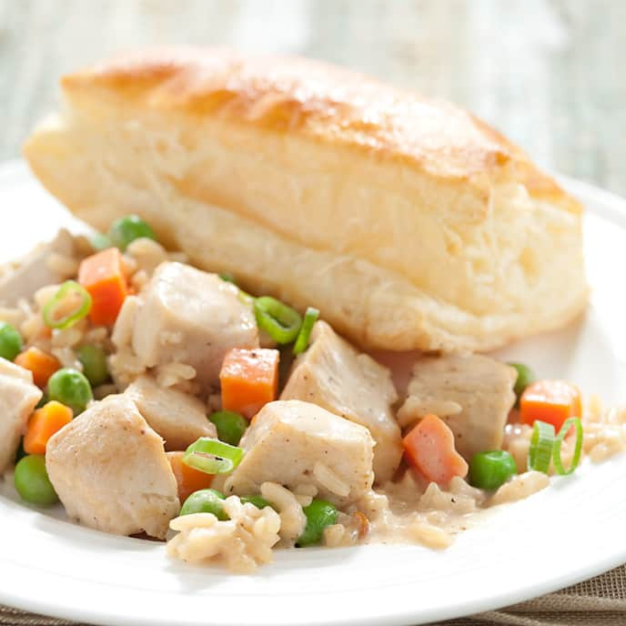 Chicken and Rice Pot Pie