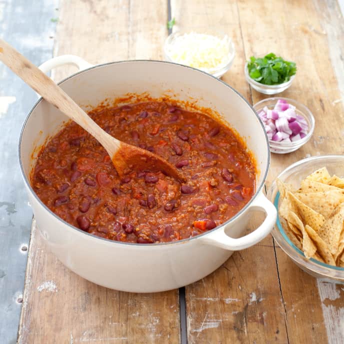 Fast AllAmerican Beef Chili America's Test Kitchen Recipe