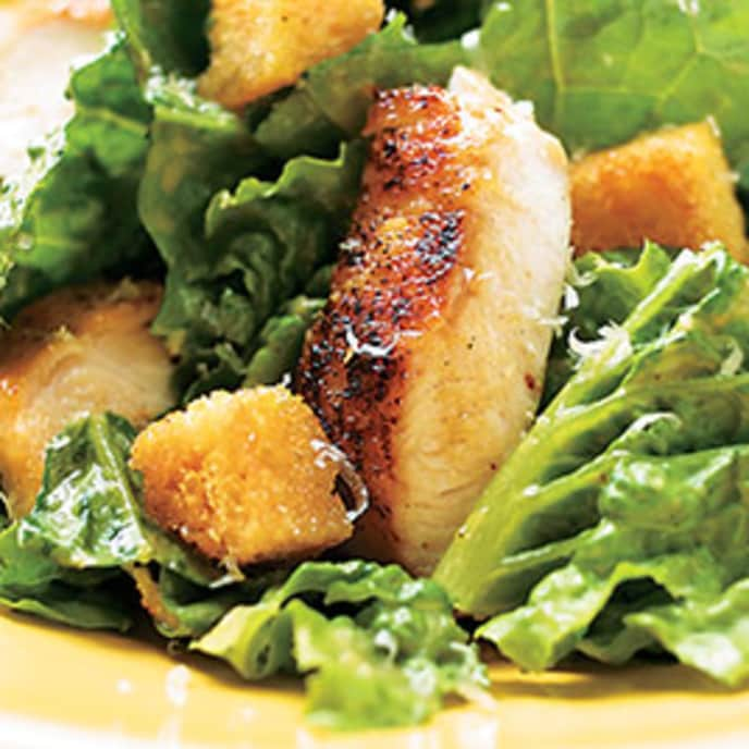 Light Chicken Caesar Salad