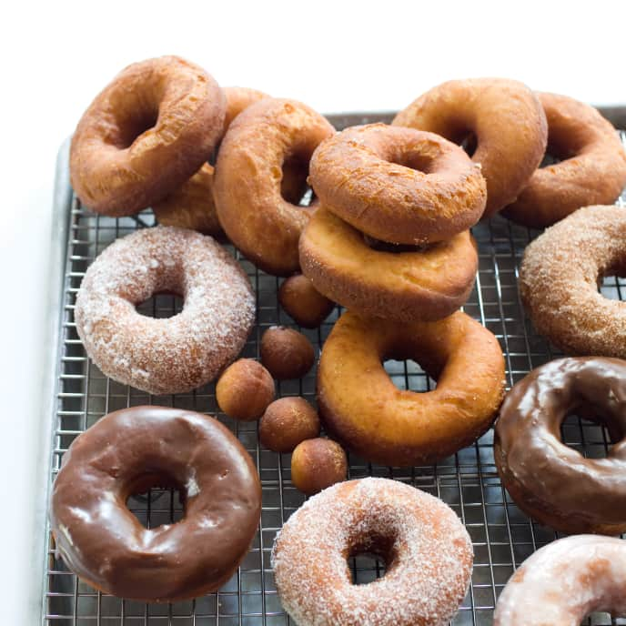 Vanilla-Glazed Doughnuts