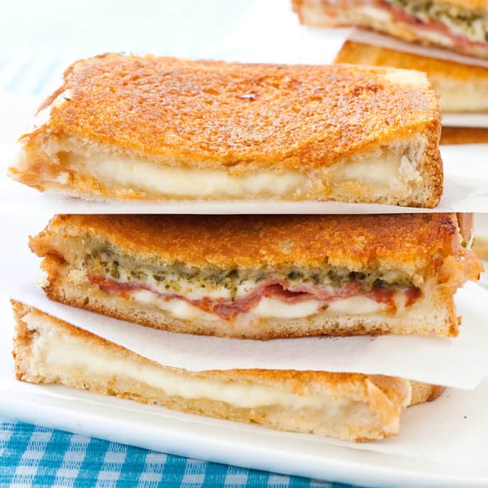 PestoCapicola Grilled Cheese America's Test Kitchen Recipe
