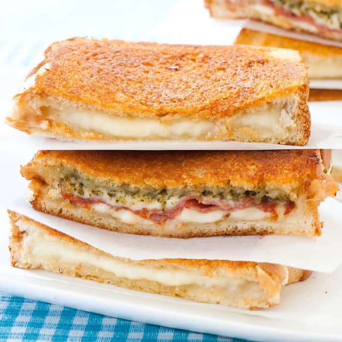 Ham-Red Pepper Jelly Grilled Cheese