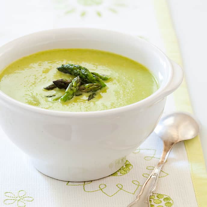 Creamy Asparagus Soup America's Test Kitchen Recipe
