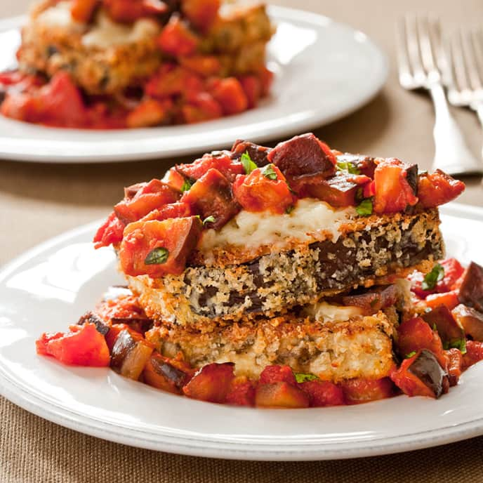 Eggplant Parmesan For Two