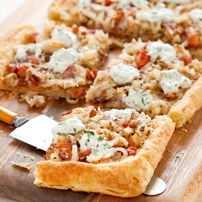 Potato, Cheese, and Onion Tart Cook's Country Recipe