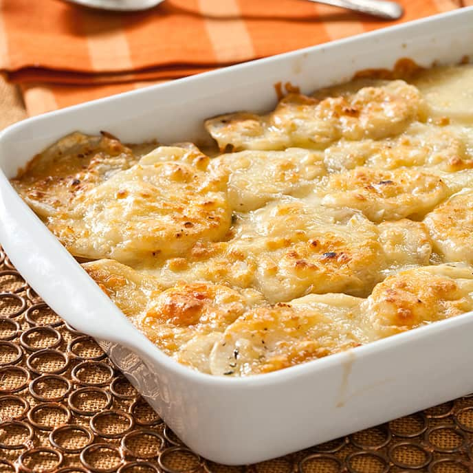 Caramelized Onion and Potato Gratin