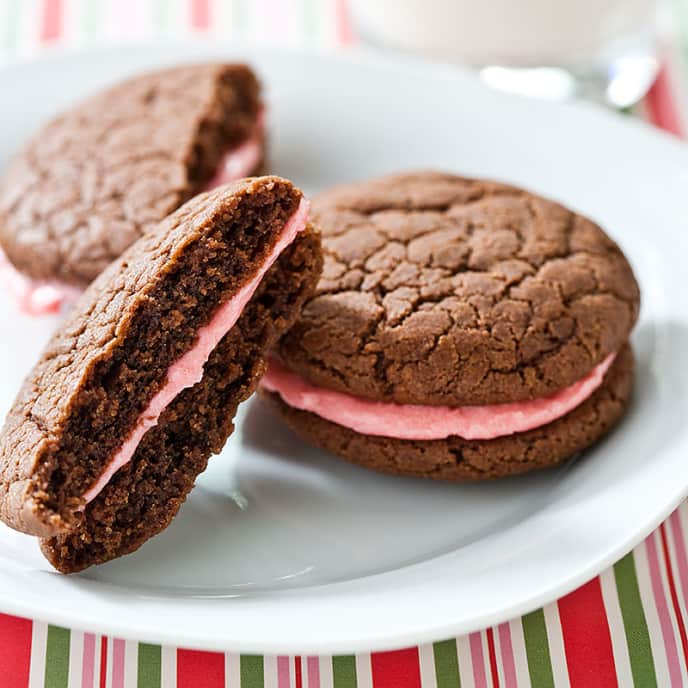 Chocolate-Peppermint Sandwiches