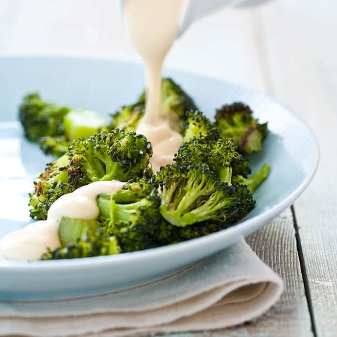 Broccoli with Cheese Sauce