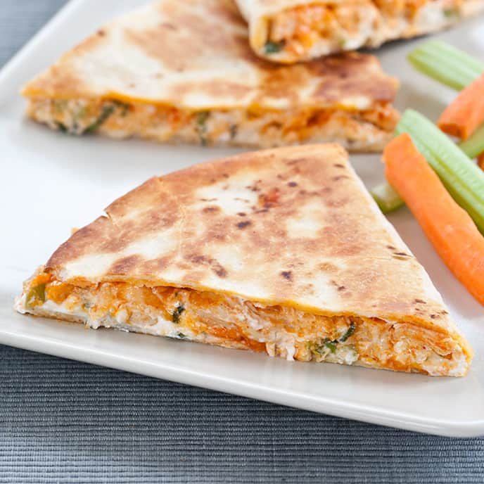 Buffalo Chicken Quesadillas