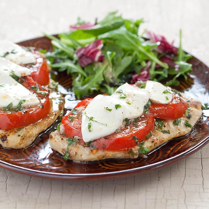 Grilled Chicken Caprese