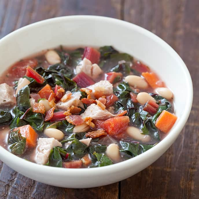 Tuscan White Bean and Pork Soup