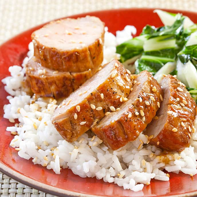 Ginger-Glazed Pork Tenderloin