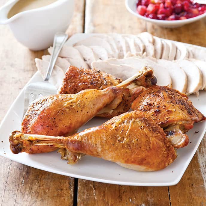 Make-Ahead Roast Turkey and Gravy