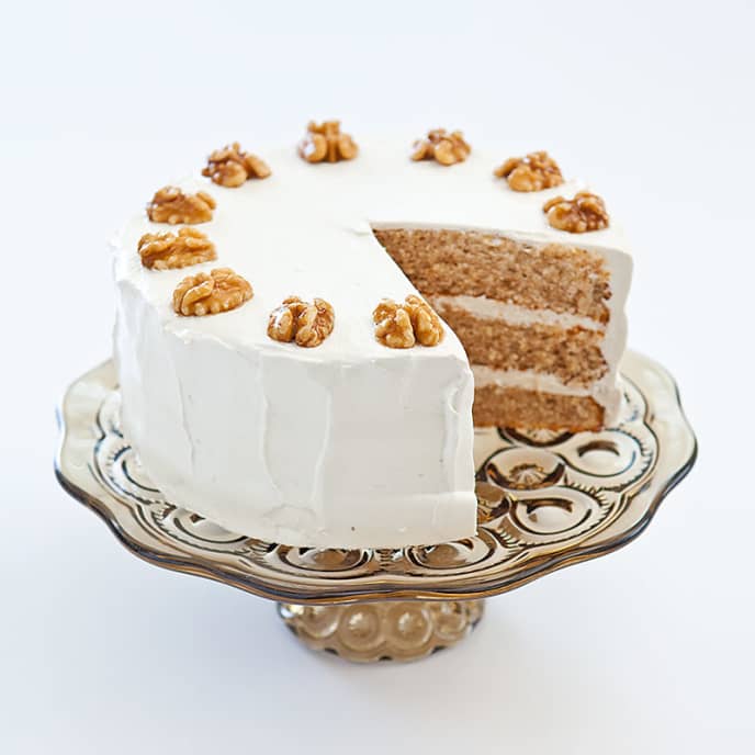 Maple Walnut Cake