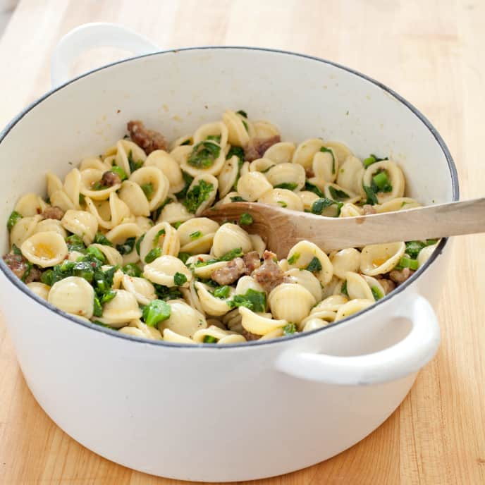 Pasta with Broccoli Rabe and Sausage | America's Test Kitchen Recipe