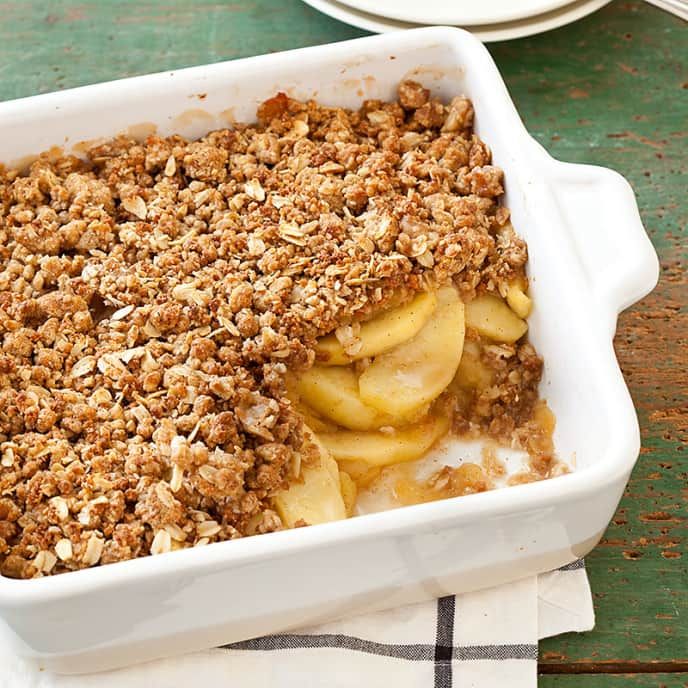 Reduced-Fat Apple Crisp