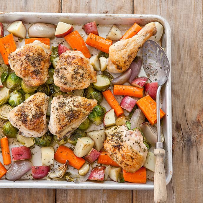 One Pan Chicken & Vegetables ⋆ Real Housemoms